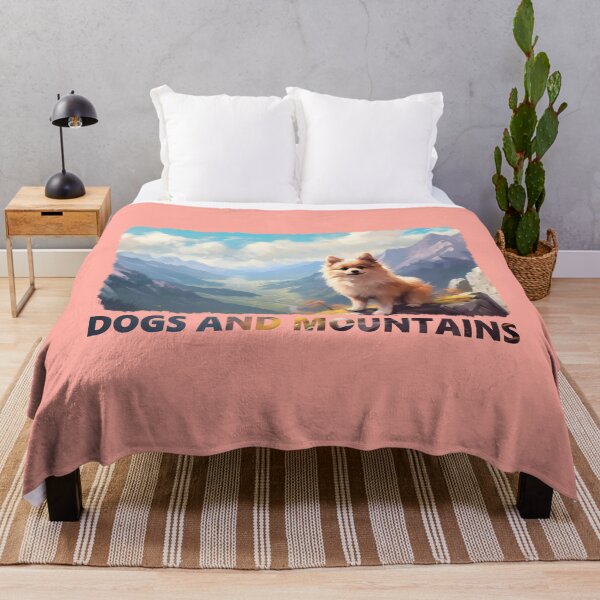 Item preview, Dogs and Mountains Pomeranian design smooth pink designed and sold by pinguinii.