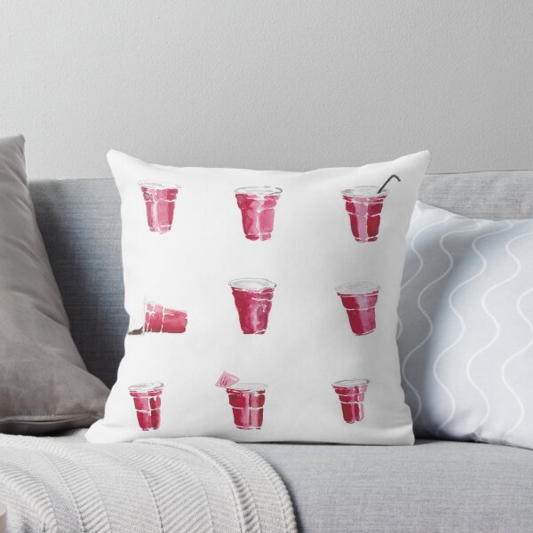 Item preview, Novelty Painted 'Red Cup' Print designed and sold by holly-sells-art.