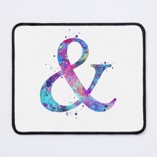 Item preview, Ampersand Watercolor Typography designed and sold by LotusGifts.