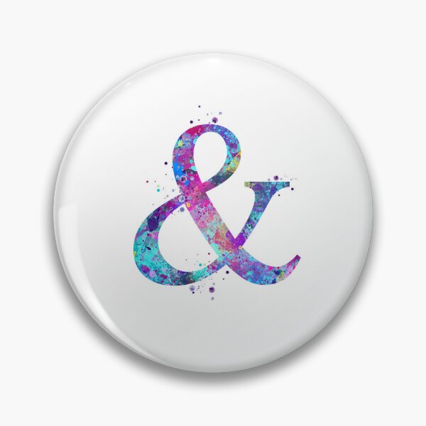 Item preview, Ampersand Watercolor Typography designed and sold by LotusGifts.