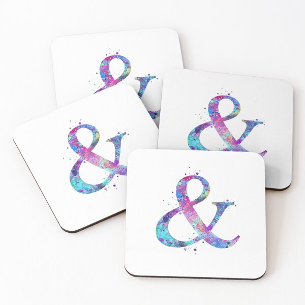 Item preview, Ampersand Watercolor Typography designed and sold by LotusGifts.