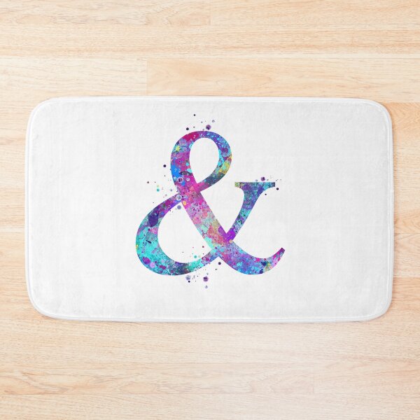 Item preview, Ampersand Watercolor Typography designed and sold by LotusGifts.
