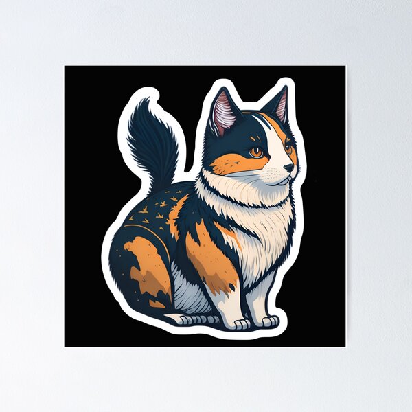 Item preview, Japanese Bobtail (Sticker and Print Out) designed and sold by Sir Elgin Ortiz.