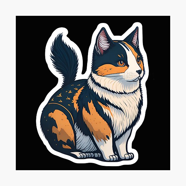 Item preview, Japanese Bobtail (Sticker and Print Out) designed and sold by Sir Elgin Ortiz.