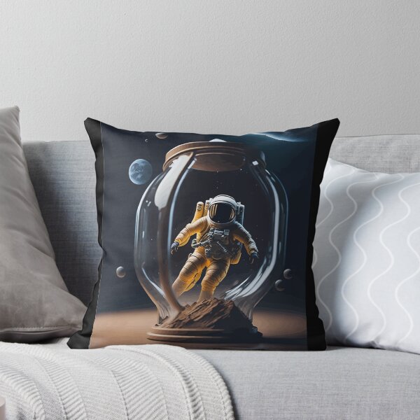 Item preview, Astronaut inside glass container in space designed and sold by HuskyTopia.