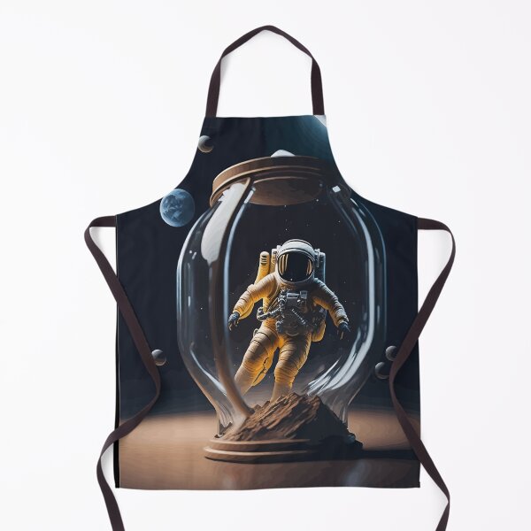 Item preview, Astronaut inside glass container in space designed and sold by HuskyTopia.