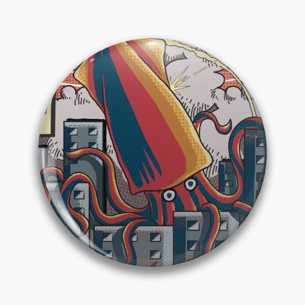Item preview, Giant Squid - Attacking The City designed and sold by ToffieDesign.