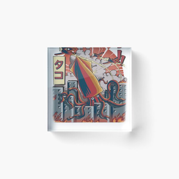 Item preview, Giant Squid - Attacking The City designed and sold by ToffieDesign.