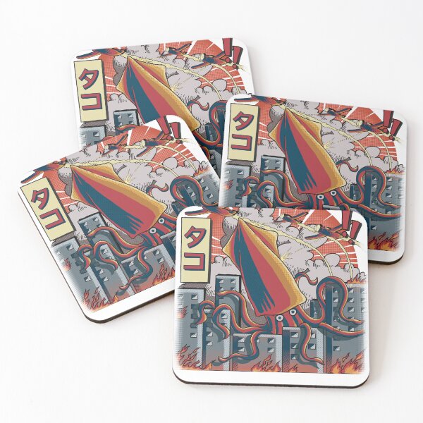 Item preview, Giant Squid - Attacking The City designed and sold by ToffieDesign.