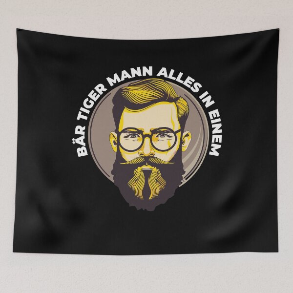 Item preview, Bär Tiger Man Bearded Father Father's designed and sold by MooonTees.