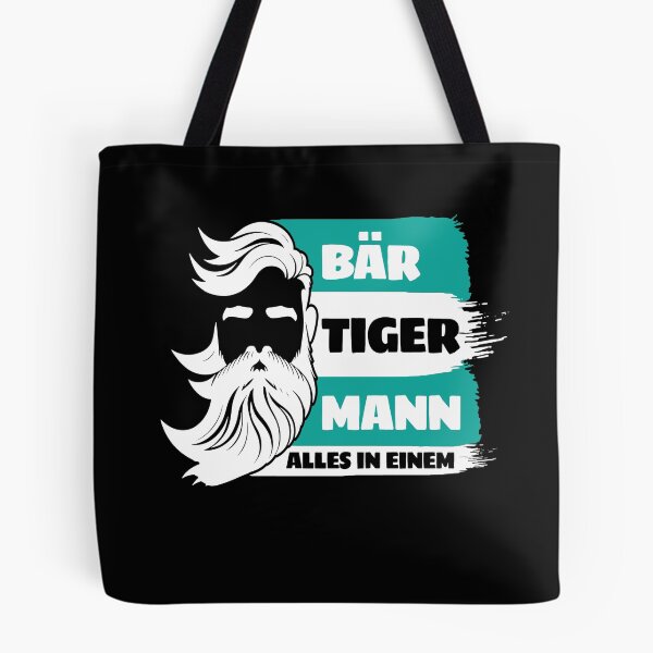 Artikelvorschau, Bär Tiger Mann Bartträger Vater Vatertag entworfen und verkauft von MooonTees.