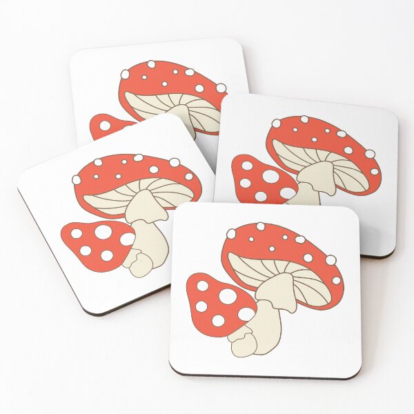 Item preview, Fly agarics in groovy style designed and sold by LerieArtStudio.