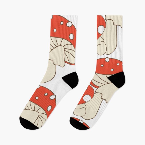 Item preview, Fly agarics in groovy style designed and sold by LerieArtStudio.