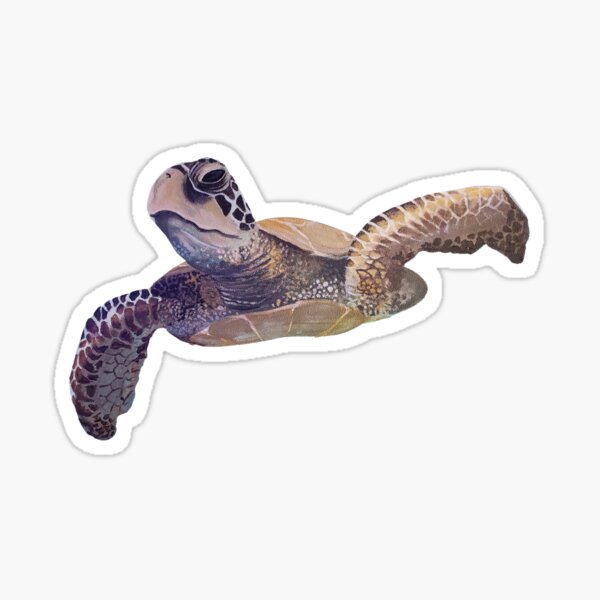 Item preview, Sea turtle  designed and sold by LeahMuralArtist.