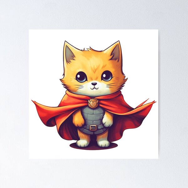 Item preview, SuperCat designed and sold by ManiaPopShop.