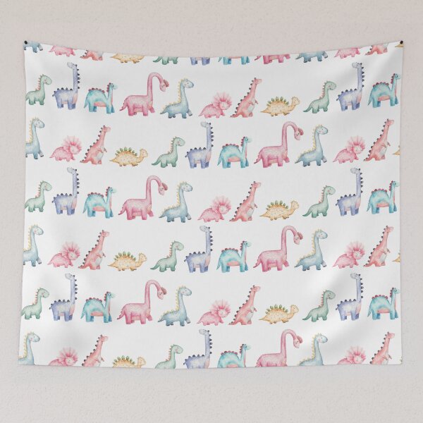 Item preview, Cute Watercolor Dinosaurs designed and sold by Monkey-Bar.