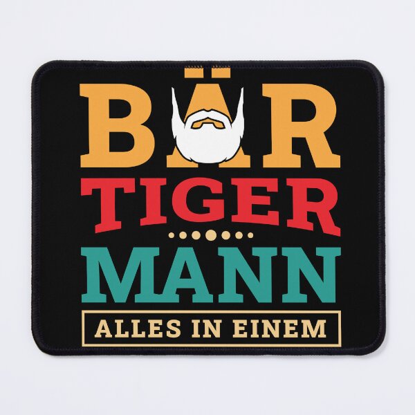 Item preview, Bear Tiger Man Bearded Father Father's designed and sold by MooonTees.