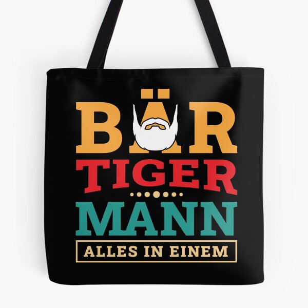 Artikelvorschau, Bär Tiger Mann Bartträger Vater Vatertag entworfen und verkauft von MooonTees.