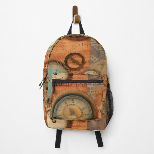 Item preview, Steampunk Gears and Watches with Light Map-Like Background designed and sold by TheMerch-er.