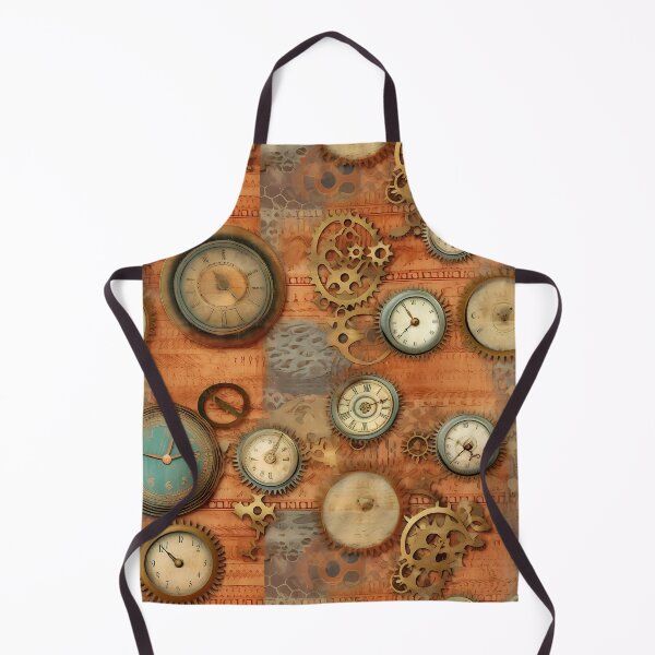 Item preview, Steampunk Gears and Watches with Light Map-Like Background designed and sold by TheMerch-er.