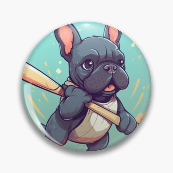 Artikelvorschau, Frenchie der Cricketspieler Französische Bulldogge entworfen und verkauft von PetsEnough.