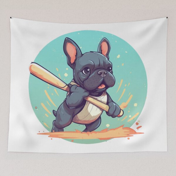 Item preview, Frenchie the Cricket Player French Bulldog designed and sold by PetsEnough.