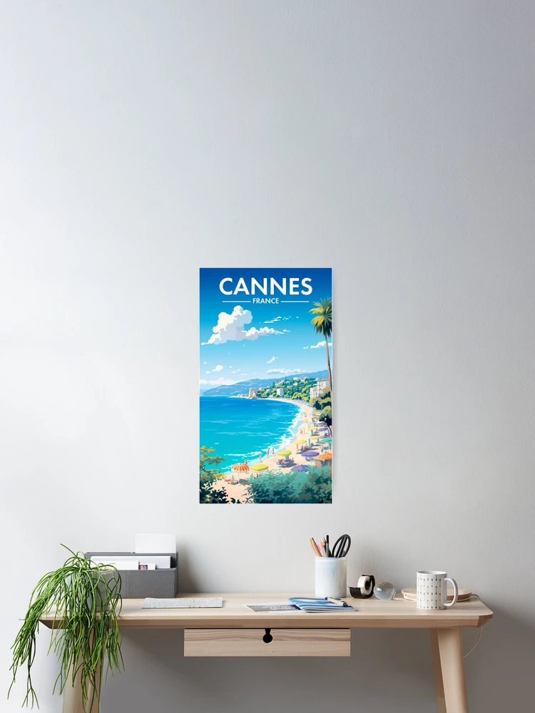 Thumbnail 2 of 3, Poster, French Riviera designed and sold by devath.