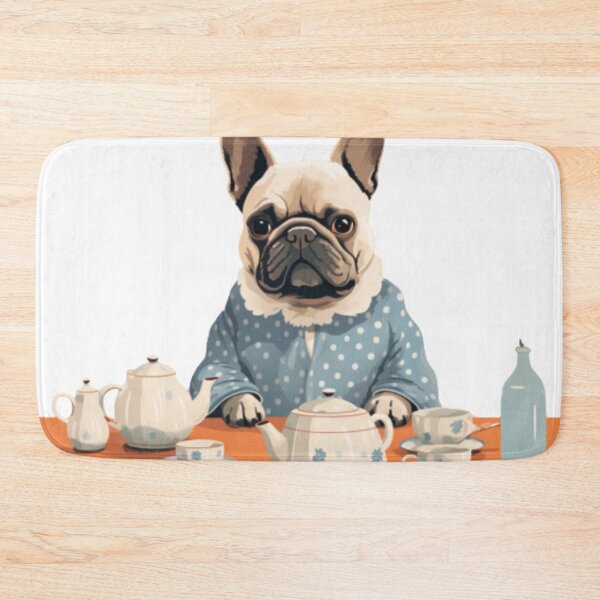 Item preview, Frenchie hosting Tea Party French Bulldog designed and sold by PetsEnough.