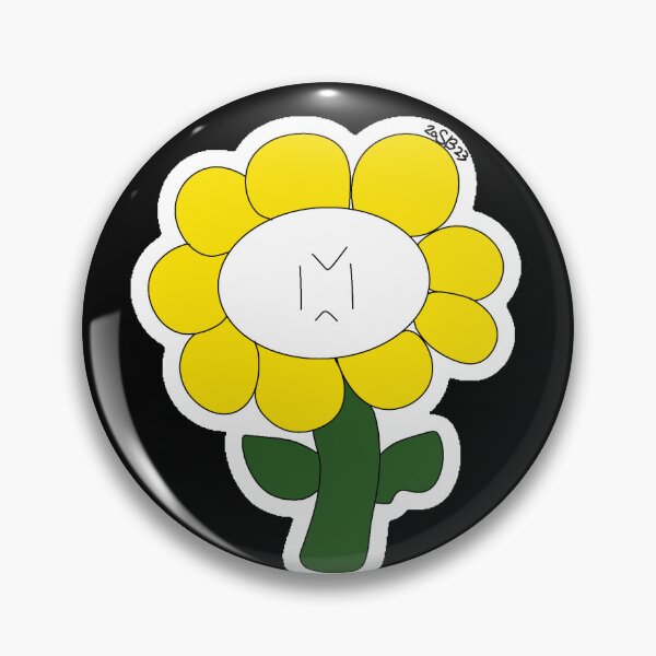 Item preview, Grumpy flowey the flower. designed and sold by 20silverbullet23 Light.