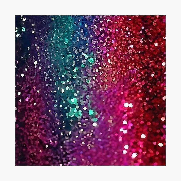 Item preview, Printed image of sparkling glitter and sequins v24 designed and sold by JaReVa.