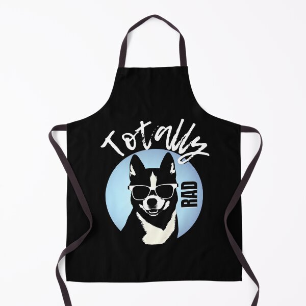 Item preview, Dog Lover Totally RAD 80s Retro Slogan Husky Wearing Sunglasses designed and sold by Celebration Printables.