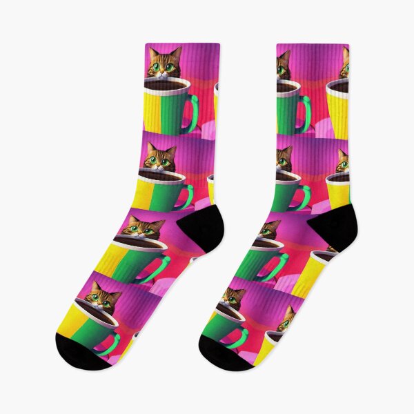 Item preview, CAT AND COFFEE CUP designed and sold by MrPandaidk.