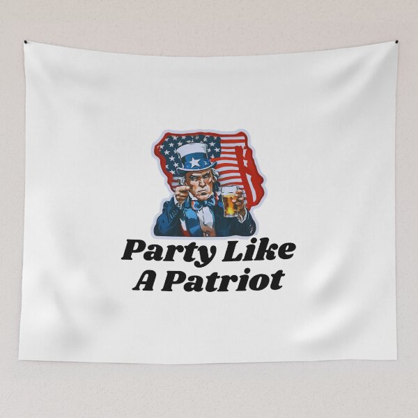 Item preview, 4th of July Uncle Sammy Party Like A Patriot designed and sold by ShopULove.