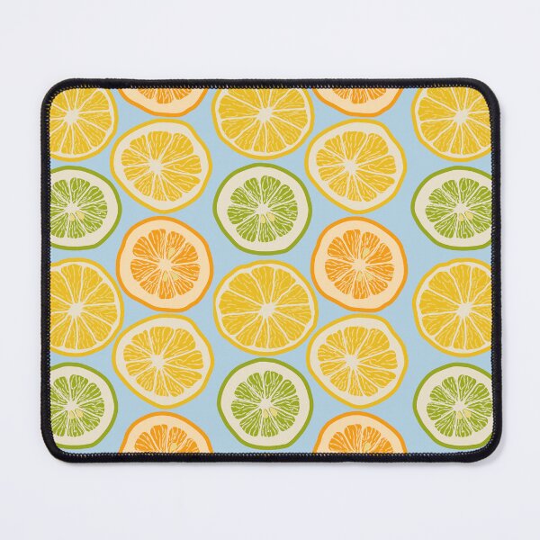 Item preview, Citrus Slices Pattern-Light Blue designed and sold by Sarah Melendez.