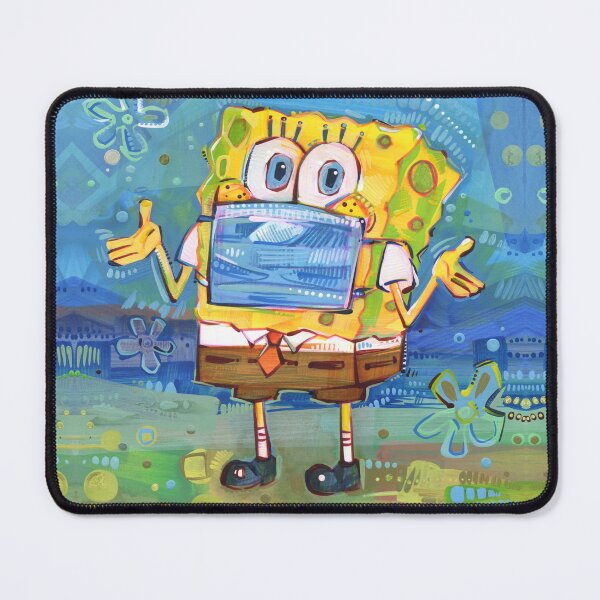 Item preview, SpongeBob Is Ready and Masked Up designed and sold by Gwenn Seemel.