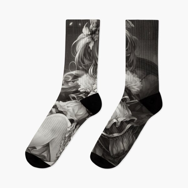 Item preview, Black and White Anime Girl designed and sold by Dawn van Doorn.