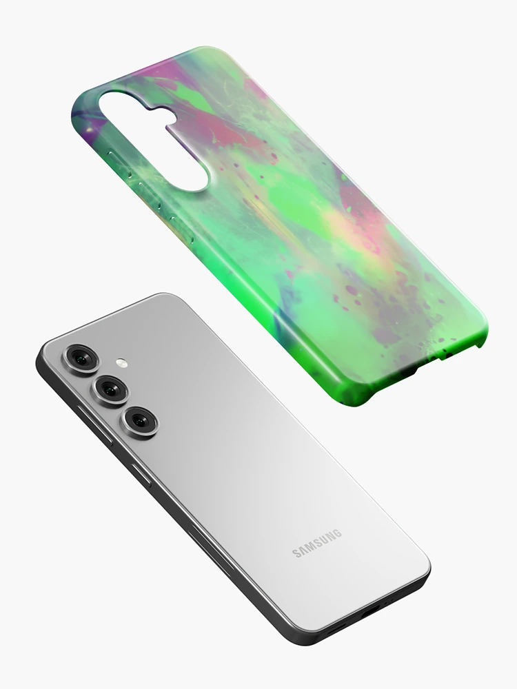Thumbnail 2 of 4, Samsung Galaxy Phone Case, Abstract Mashed Color Design designed and sold by Rell1970.