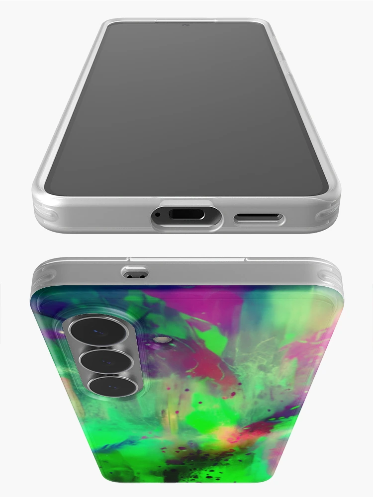Thumbnail 3 of 4, Samsung Galaxy Phone Case, Abstract Mashed Color Design designed and sold by Rell1970.