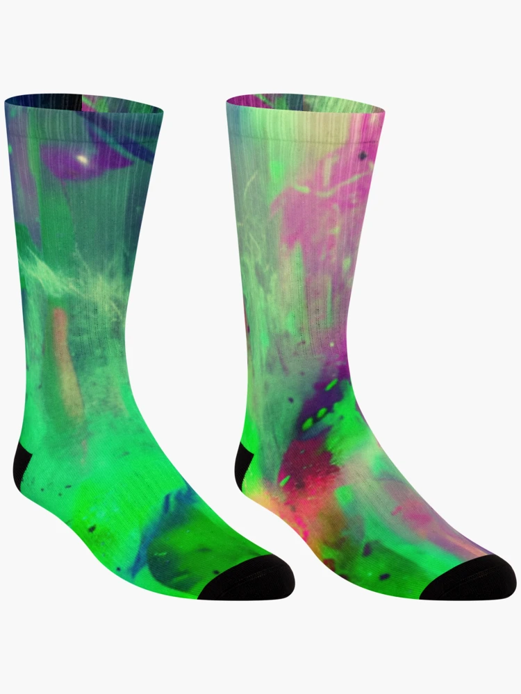 Thumbnail 3 of 5, Socks, Abstract Mashed Color Design designed and sold by Rell1970.