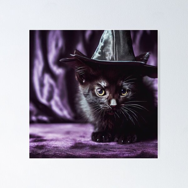Item preview, witchy kitten designed and sold by miguel-ozz.