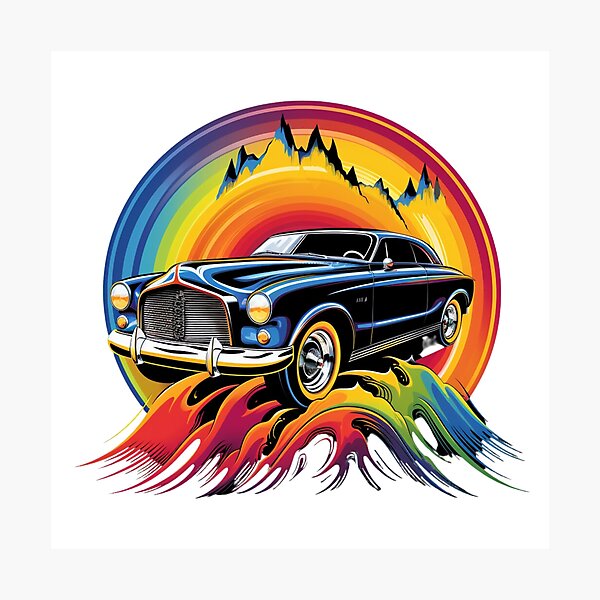 Item preview, Rainbow Sports Classic Car designed and sold by THICHA.