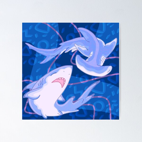 Item preview, Summer Sharks designed and sold by RML Artwork.