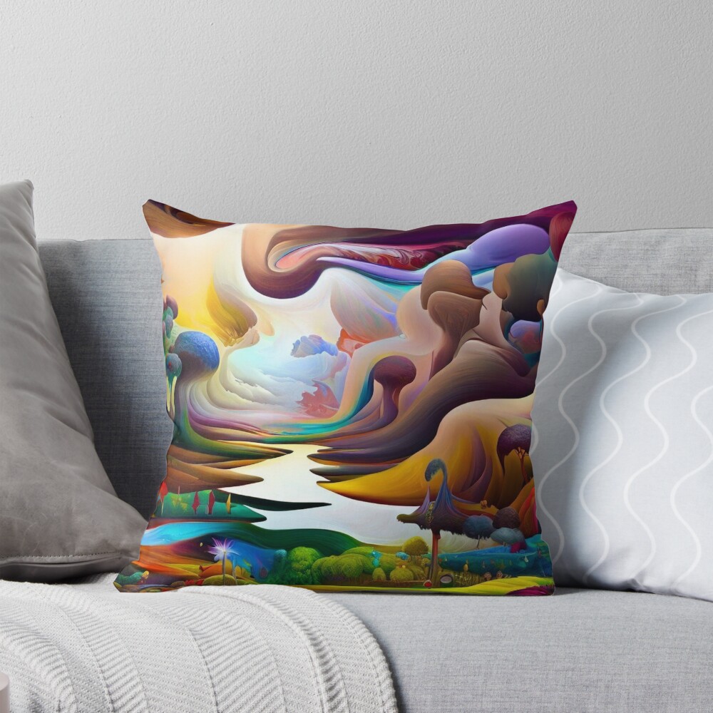 Item preview, Throw Pillow designed and sold by JUVILLGO.