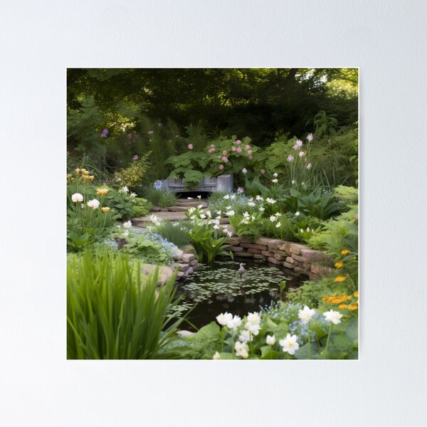 Item preview, Garden pond  designed and sold by KatyaH1965.