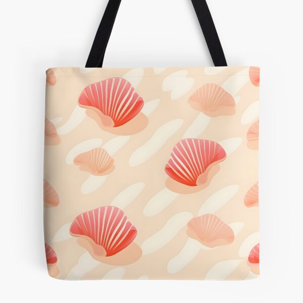 Item preview, Transparent Sea with Red Seashell designed and sold by StudioThink.