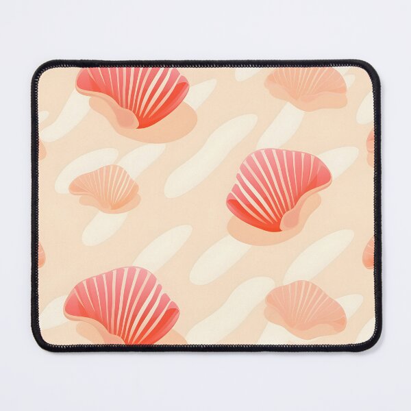 Item preview, Transparent Sea with Red Seashell designed and sold by StudioThink.