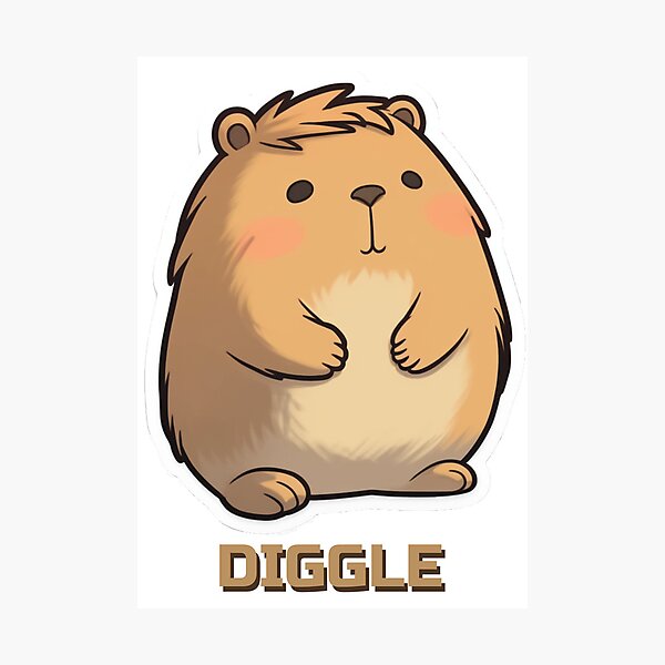 Item preview, Diggle is shy designed and sold by KAWTUU.