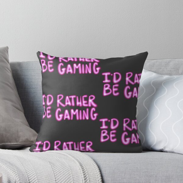 Item preview, I’d Rather Be Gaming | Neon lettering  designed and sold by CulinNina.