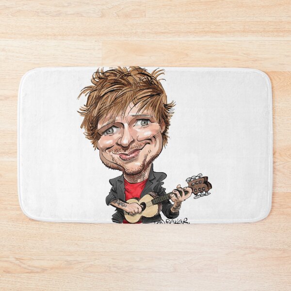 Item preview, Ed Sheeran cartoon designed and sold by IanBakerToons.