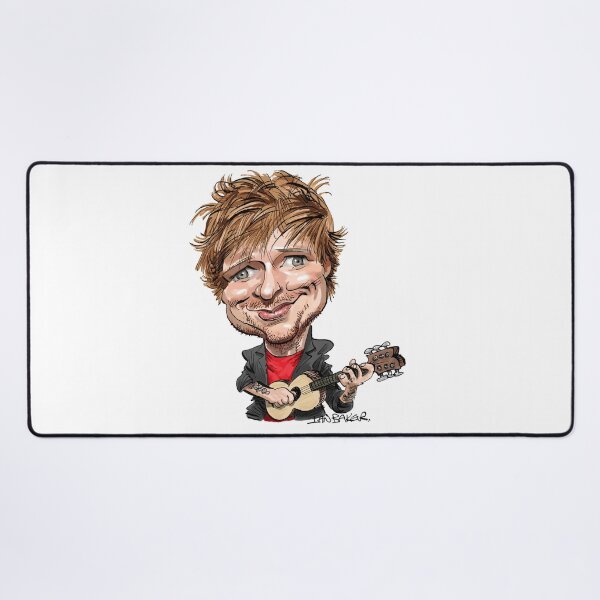 Item preview, Ed Sheeran cartoon designed and sold by IanBakerToons.